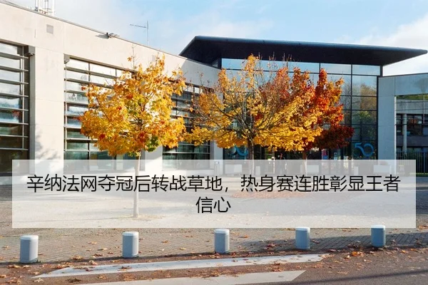辛纳法网夺冠后转战草地，热身赛连胜彰显王者信心